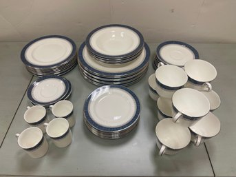 Set Of Royal Doulton Sherbrooke Fine Bone China Service For Eight