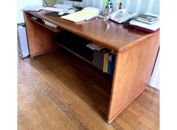 Contemporary Mid Century Modern Style Cherry Desk