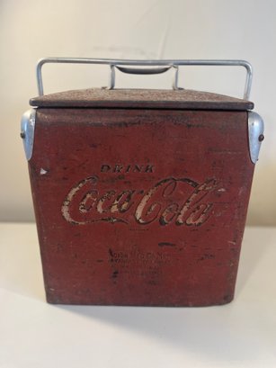 Vintage Coca-cola Metal Cooler