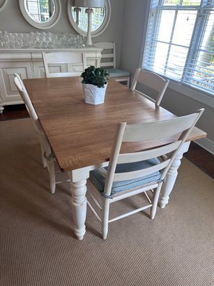 Ethan Allen Shabby Chic Dining Table
