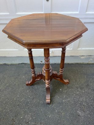 Solid Wood Octagonal Side Table