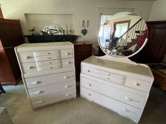 Mid Century Modern Dresser And Chest Of Drawers