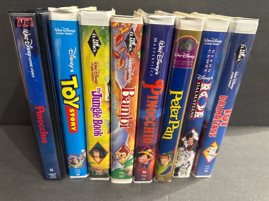 VHS - Disney - Set Of 8