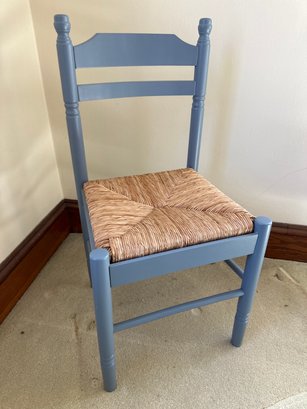 Blue Roosh Seat Chair