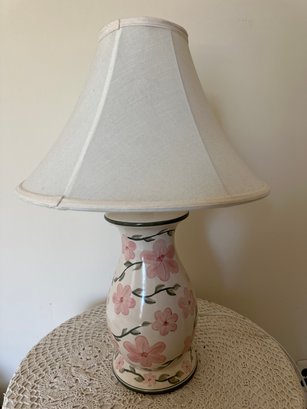Pink  Flower Lamp
