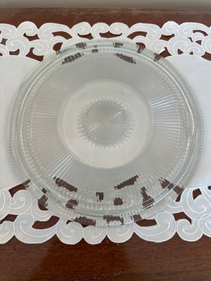 Glass Cake Plate