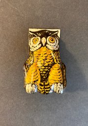 Vintage Colorful Owl Clicker Fidget Toy