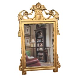 Ornate Wood Framed Wall Mirror