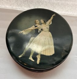 Carr & Co Early Vintage Ballerina Dance Biscuit Tin