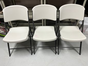 Lot Of Party Folding Chairs By LIFETIME