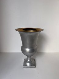 Silver Urn Vase Tall Vase