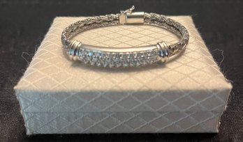 1.00 Carat Diamond Roberto Coin Bracelet In 18 Karat Gold