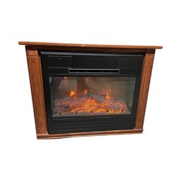 Heat Surge Rolling Electric Fireplace