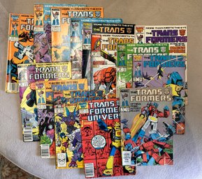 Lot Of Transformers Marvel Comics 1985-86