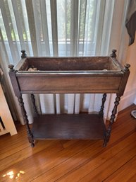 Old Wood Plant Stand