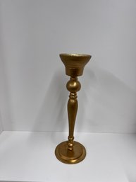 Tall Gold With Ball Candle Sticks Set Of 6 - 4 Lots