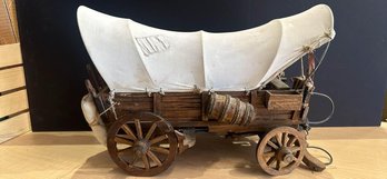 Conestoga Pioneer Wagon Vintage Canvas Covered