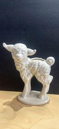 Petite Vintage Lamb Pottery Planter