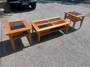 3 Piece Living Room Table Set