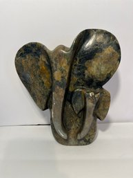 Marble Elephants Figure