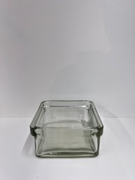 Square Decorative Glass Container Set Of 4 - 4 Lots