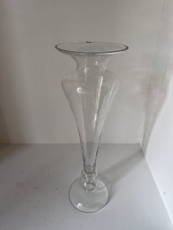 Tall 36' Glass Vase Set Of 2