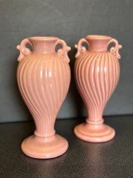 Haeger Pottery - Blush Urn Flower Vases