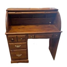 Solid Student Roll Top Desk