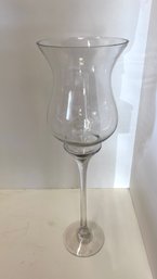 Glass Vase/candle Holder 36' Set Of 2 - 7 Lots