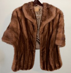 Vintage Fine Fur Stole Coat