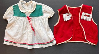 Pair Of Vintage Baby Doll Clothes