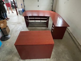 Desk With Matching File Cabinet