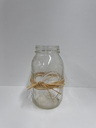 Mason Jar With Decorative Wrap - 15 Jars