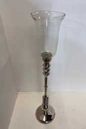 41' Silver Candle Holder / Vase Set Of 2 - 3 Lots