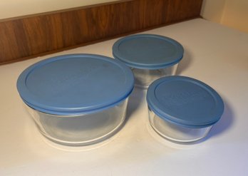 Lot Of Pyrex Nesting Dishes Glass Containers