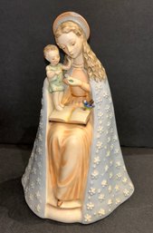 Flower Madonna Colored Hummel Figure Germany