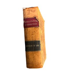 The General Statutes Of The State Of Connecticut 1866 Antique