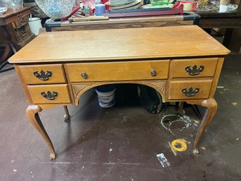 Vintage Trutype Wooden Desk