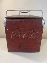 Vintage Coca-cola Metal Cooler