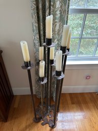 Iron Rustic Floor Candelabra