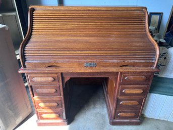 Cain Boston Vintage Roll Top Desk