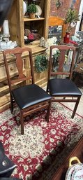 Stakmore Folding Wood Chairs