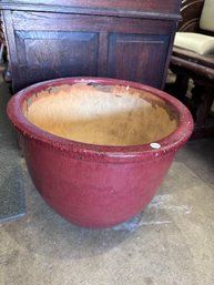 Large Red Pot