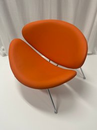 Orange Slice Statement Chair