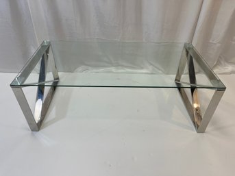 Metal And Glass Coffee Table - 2 Lots