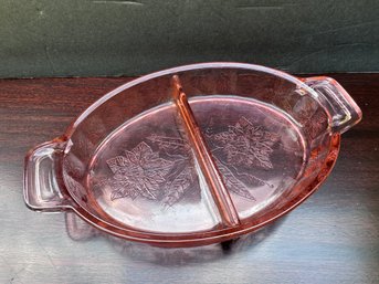 Vintage 1930s Pink Depression Glass