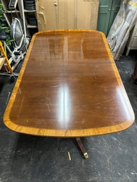 Solid Wood Dining Table Witwithout The Leaves Table Measures 76 Inches 76 Inches Long By 46 Inches Deep By 28