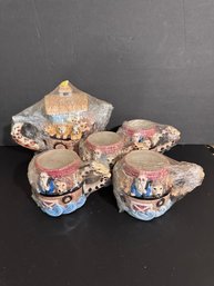 Noahs Ark Teapot And Mugs