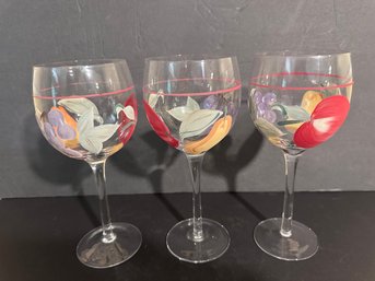 Fruit Wine Glasses