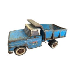 Vintage Tonka Hydraulic Blue Dump Truck Pressed Steel